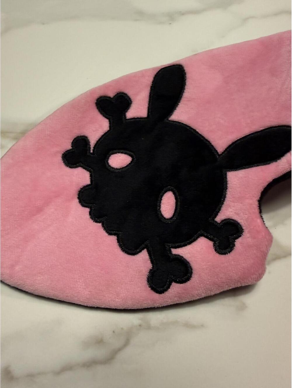 Sleepyville Critters Naughty Bunny PinkPlush Backpack GothKawaii Voodoo Rave Bag - Picture 4 of 5